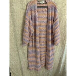 Anthropologie maxi pastel cardigan